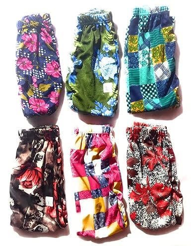 R P India Girls Super Soft Printed Leggings Pack of 6[Age 1417 Year] Waist (2226) in Multicolour