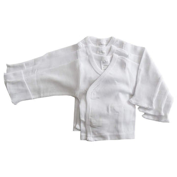 bambini Long Sleeve Side Snap With Mittens - 3 Pack