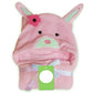 Nema NM Cute Fleece Animal Shape Hooded Baby Towel/Bathrobe  Pinki Bear