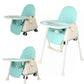 Syga High Chair For Baby Kids,Safety Toddler Feeding Booster Seat Dining Table Chair With Cushion(Blue)