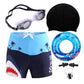 Lebami Swimming Kit For Kids Boys | Swim Trunks, Goggles, Swim Cap, Nose Clip, Ear Plugs,Swim Tube | Accessories For Swimming, W