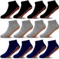Hycles Boys Girls Non-Slip Toddler Socks Grip Ankle Sticky Sock Anti-Skid Socks For Kids 6 Pairs For 10-13 Years Kids