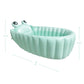 Hotmax Inflatable Baby Bathtub Portable Travel Bath Tub For Infants To Toddler Foldable Non Slip Spa Tub With Air Pump (Green)