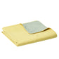 Ynm Cotton/Polyester Duvet Cover For Weighted Blankets (Yellow/Green Reversible, 60''X80'')