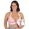 Nurturally Nursing And Pumping Bra, Adjustable Breast Pump Bra, Non-Wired Pumping Bra Hands Free, High Support Nursing Bras For