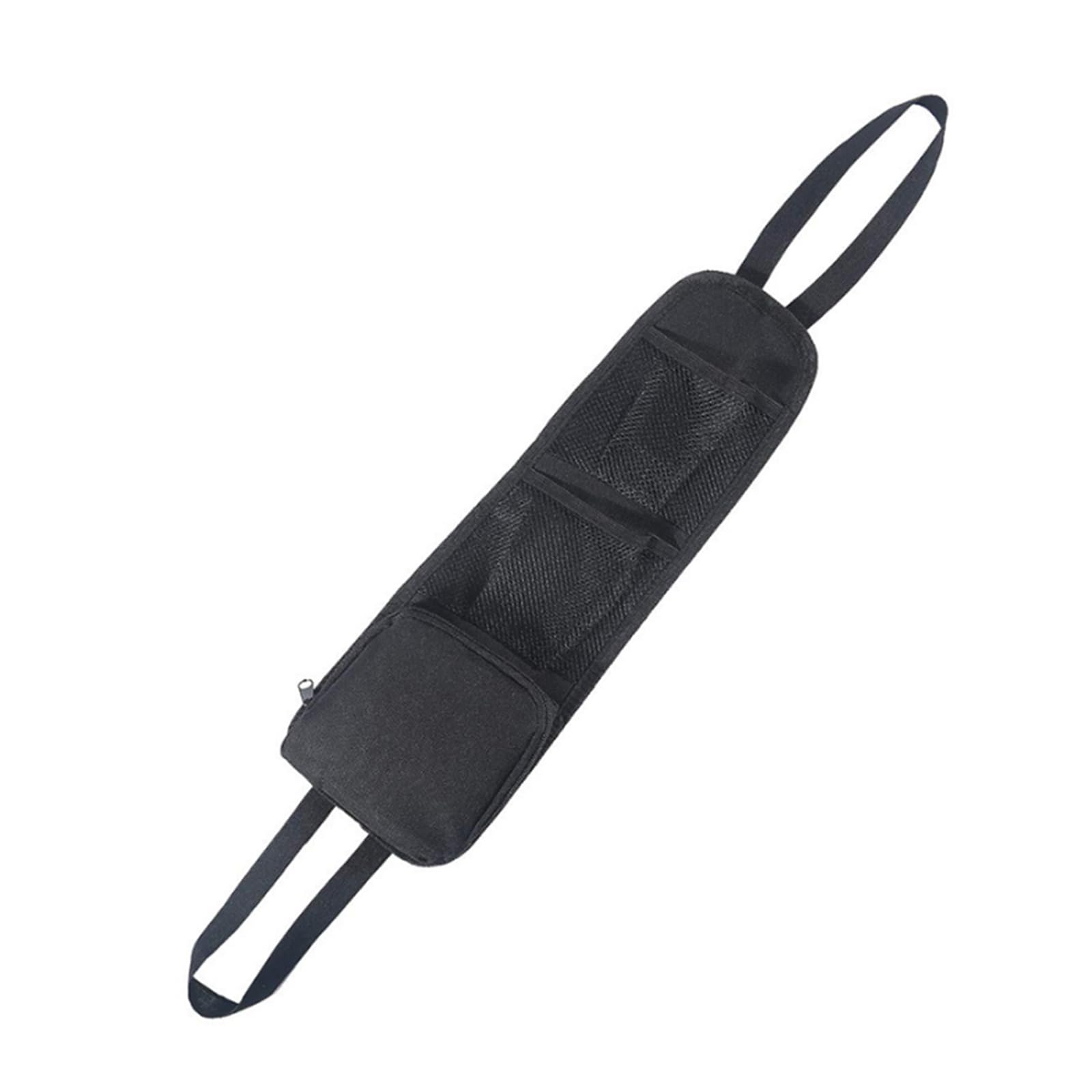 ANISKEAAR 1PCS Car Seat Hanging Storage Bag | Multi-Pocket Mesh Organizer for Phones, Wallets & Glasses | Universal Fit for Cars