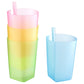 Sippy Cup 4Pcs Toddler Sip Cups With Built In Straw Kids Drink Cups With Straws