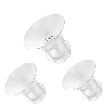 Silicone Flange Insert 15Mm 3Pcs Wearable Breast Pump Accessories,Compatible With S9/S10/S12/S4Dw,Electric Breast Pump Parts Rep