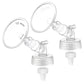 2X 12 Mm Maymom Two-Piece Wide Neck Pump Parts Compatible With Spectra S1,Spectra S2 Pumps And 2 Valves; Incl Wide Mouth Flanges