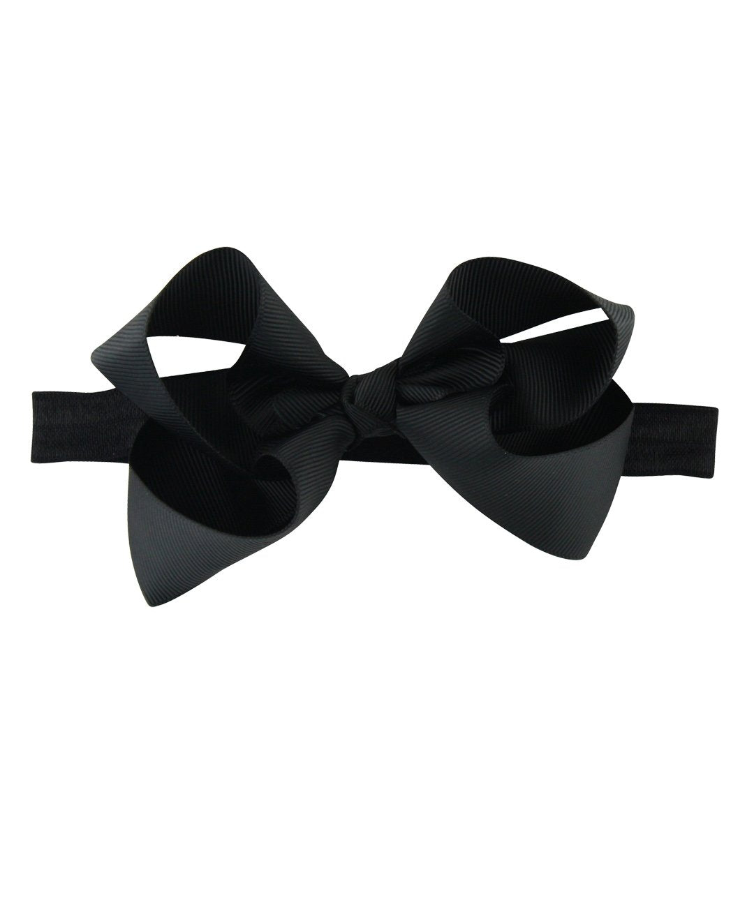 Rufflebutts Girls Black Bow Headband - One Size