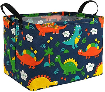 Kunro Rectangle Toy Bin Waterproof Storage Organizer For Nursery Hamper Home Decor Closet Kids Bedroom Laundry Baby Gift Shelf B