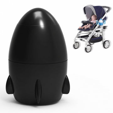 TUWEIPAIKE Portable Stroller Rocker, Baby Vibrating Soother with 5 Speed Settings and 40-Minute Timer - Fits Pushchairs & Prams 