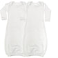 Laughing Giraffe Baby Long Sleeve Sleeper Gowns (Set Of 2 -Lg3800) White 0-3 Months