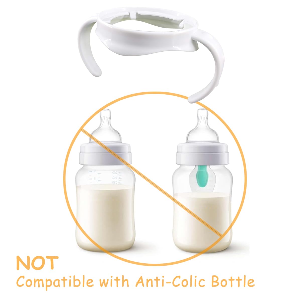 Bottle Handles Compatible For Philips Avent Natural Response Baby Feeding Bottle (Set Of 4)