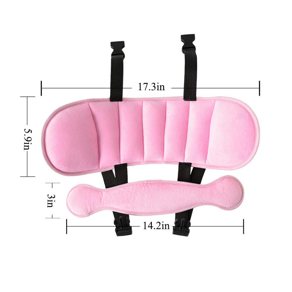 StoHua Child Car Seat Head Support - Baby Safety Car Seat Neck Relief Holder, Adjustable Head Band Strap Headrest, Baby & Kids T