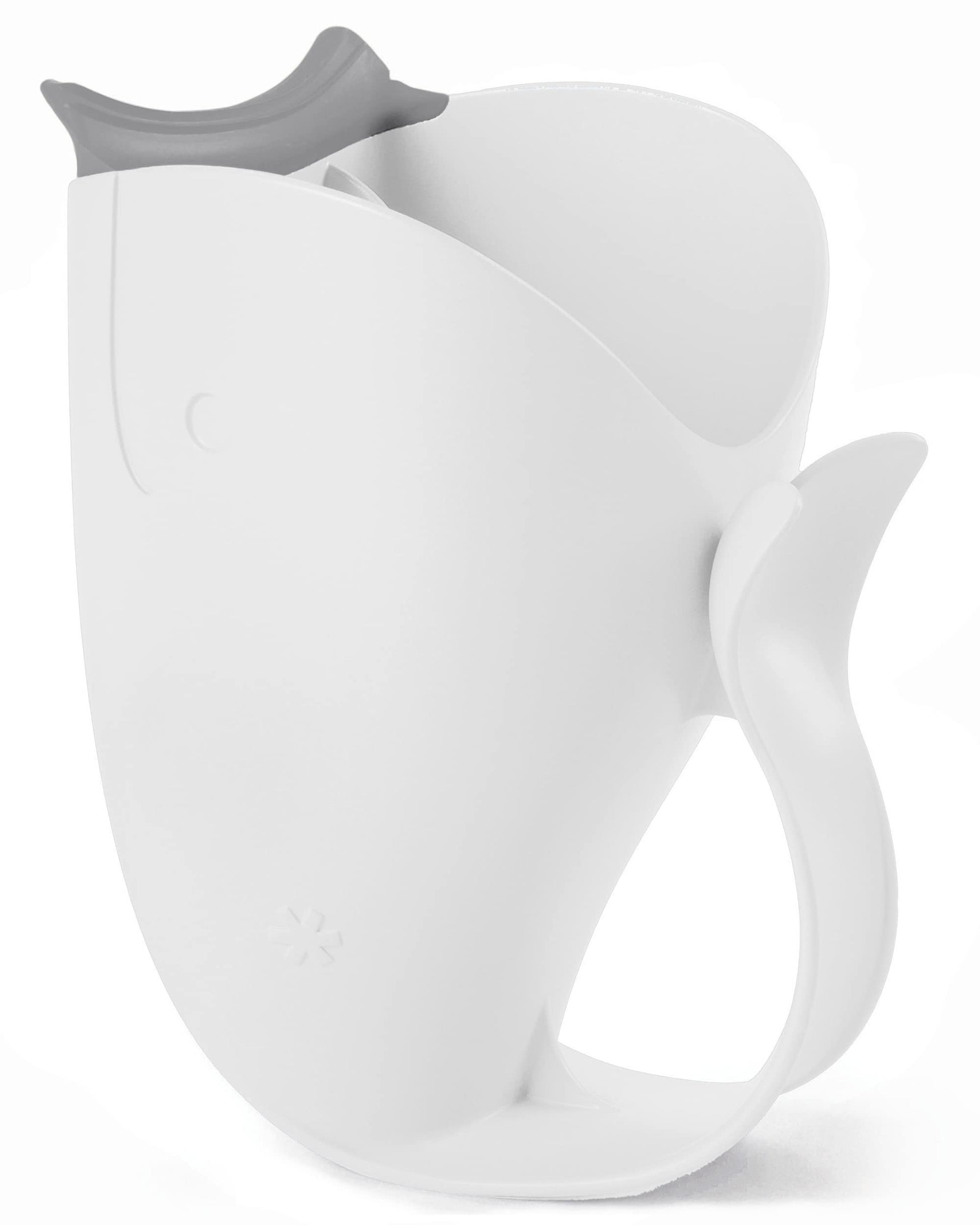 Skip Hop Baby Bath Rinse Cup, Moby Tear-Free Waterfall Rinser, White
