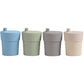 WeeSprout Bamboo Grow-With-Me Sippy Cups with Lids, 10 oz Set of Four, Babies Kids & Toddlers, Made With Bamboo & 100% Silicone,