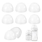 8 Count Baby Bottle Lids Compatible With Philips Avent Baby Bottles, Soft & Safe Pp Bottle Caps For Avent Natural Plastic And Gl