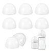8 Count Baby Bottle Lids Compatible With Philips Avent Baby Bottles, Soft & Safe Pp Bottle Caps For Avent Natural Plastic And Gl