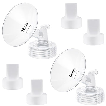 28Mm Flange And Duckbill Valve Compatible With Spectra S1 Spectra S2 Spectra9 Plus Synergy Gold Breast Pump, Spectra Pump Parts