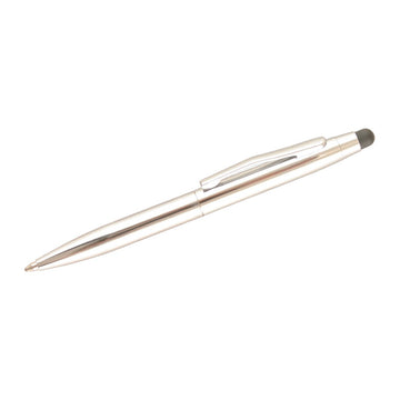 Uchida of America 007I-C-SLV St. Tropez 2 in 1 Stylus and Pen, Silver