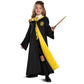 Disguise Harry Potter Hufflepuff Robe Deluxe Children'S Costume Accessory, Black & Yellow, Kids Size Small (4-6)