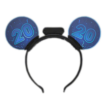 Blinkee Light Up 20 Birthday Mouse Ears Headband