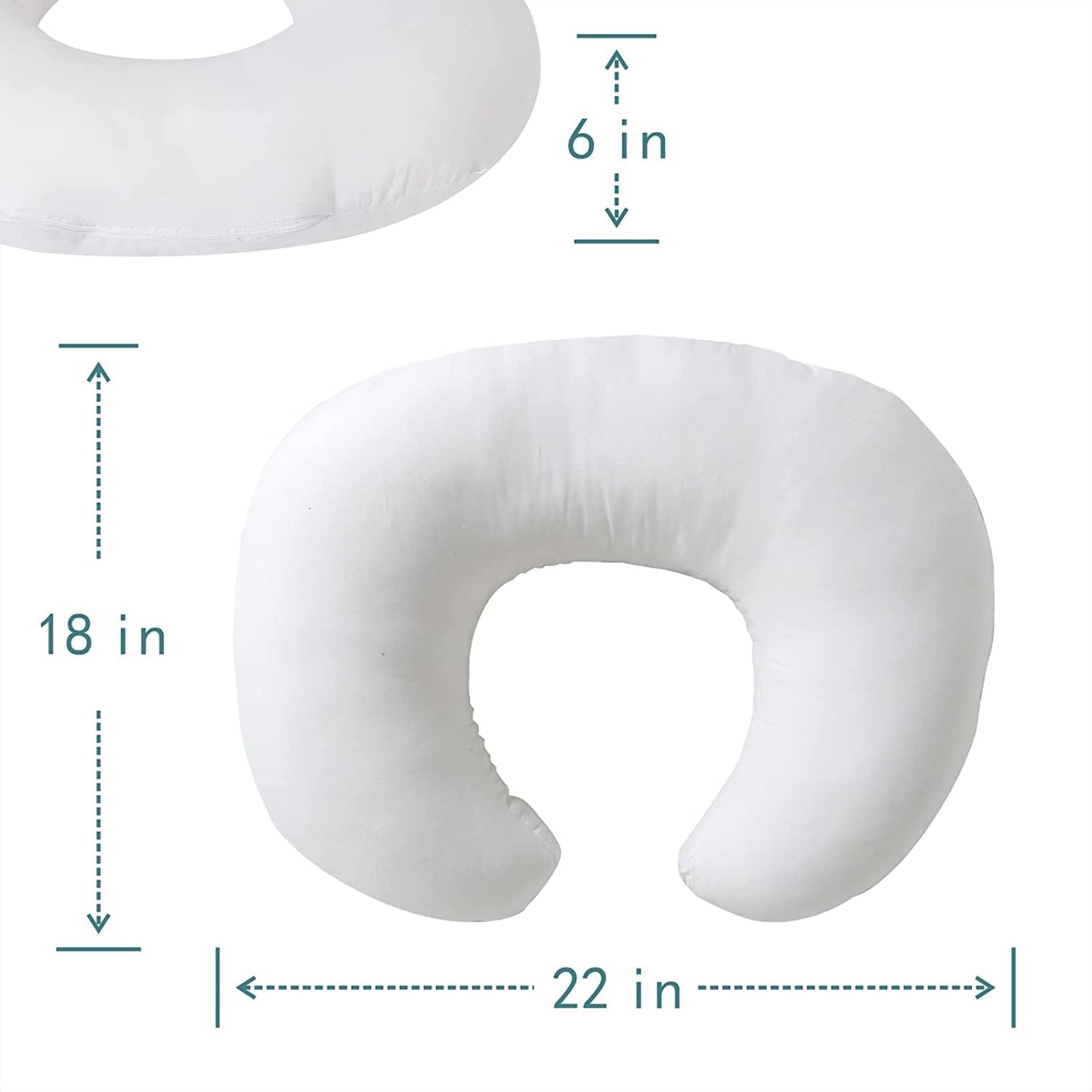 Donomilo Nursing Pillow And Positioner, U Shape Nursing And Infant Support Pillow Head Positioner, Breastfeeding, Bottle Feeding
