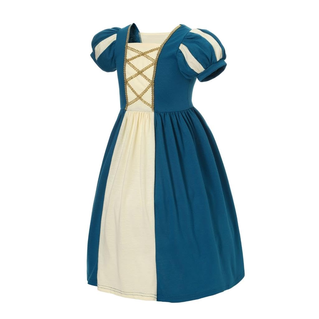 Dressy Daisy Little Girls Cotton Princess Dress Up Clothes With Accessories For Halloween Birthday Party Everyday Outfit Size 10