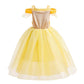 Dressy Daisy Girls' Princess Costumes Fancy Dress Up Halloween Birthday Party Outfit Size 8-10 Yellow