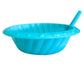 Blue Cartoon Plastic Sipper Cereal Bowl With Straw, 14.5-Oz. -Perfect For Kids Breakfast, Lunches, Etc.