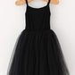 Btgixsf Baby Girls Tutu Dress Toddler Sleeveless Tulle Dress Princess Infant Party Dresses 1580 Black 4T