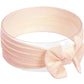 Koolgil Baby Girl'S Toddler Bow Knot Headbands Soft Nylon Headband For Daily Life Birthday Party Photography (Nude Pink)