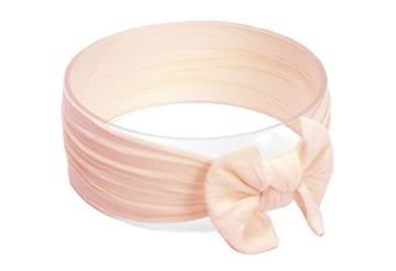 Koolgil Baby Girl'S Toddler Bow Knot Headbands Soft Nylon Headband For Daily Life Birthday Party Photography (Nude Pink)