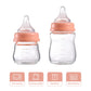 Fdbtl Baby Bottle Glass Natural Anti-Colic Bottles 2 Pack Closer To Breastfeeding For Newborn Babies Infant 0M+ 3Oz