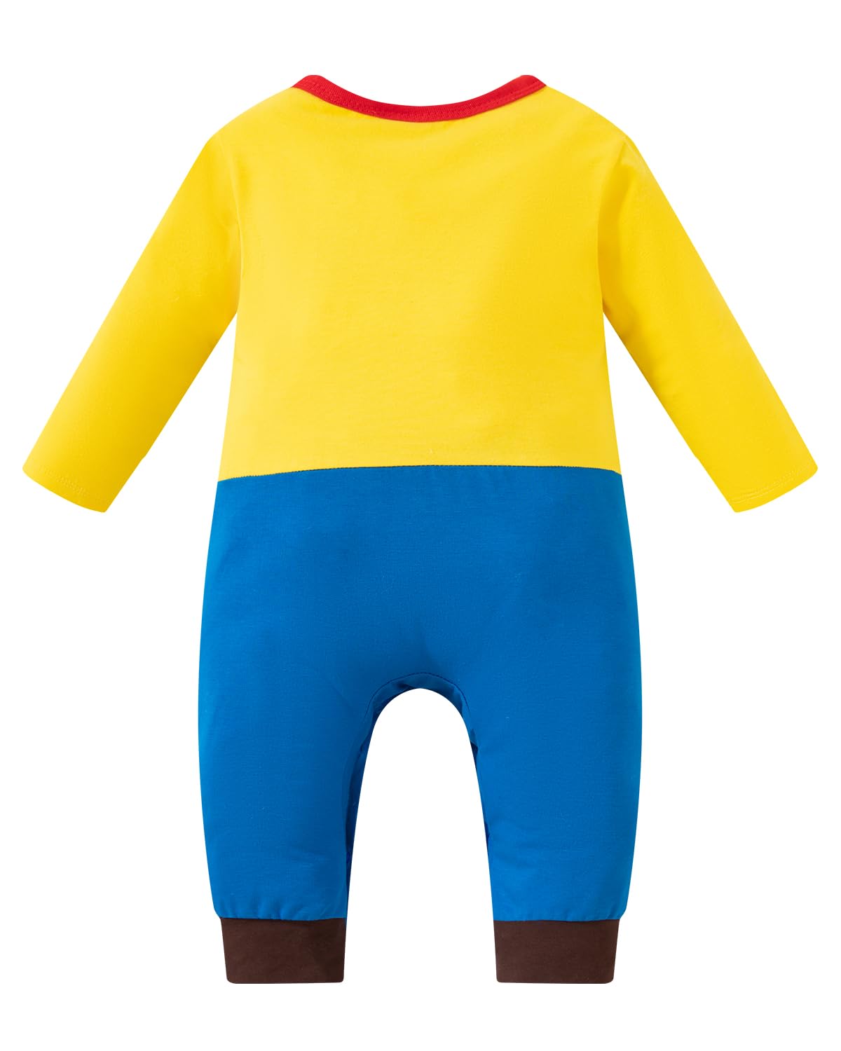 Lensous Baby Boys' Cowboy Costume Halloween Cosplay Bodysuit (Cowboy, 12-18 Months