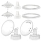 Maymom Pump Parts Compatible with Spectra S1 S2 9 Plus Electric Breastpump, 16mm Flange Valve Tubing Backflow Protector, Not Ori