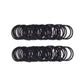 Baby Girls Hair Ties No-Metal Hair Elastics Ponytail Holders Hair Bands (2 Mm X 2.5 Cm,Black)