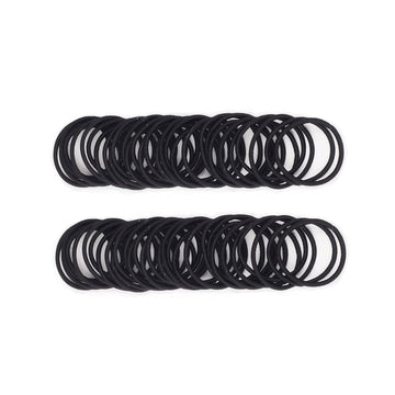 Baby Girls Hair Ties No-Metal Hair Elastics Ponytail Holders Hair Bands (2 Mm X 2.5 Cm,Black)