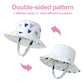 Lapi.Zapi Baby Sun Hat Print Pattern Reversible Kids Boy Girls Hat Upf 50+ Sun Protection Beach Bucket Hat Wide Brim (0-6 Months
