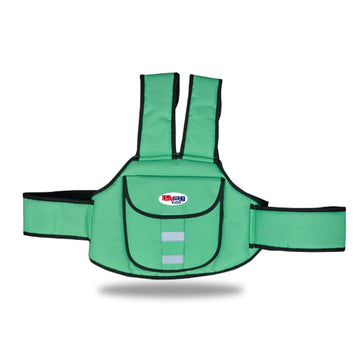 Chinmay Kids Baby Two Wheeler Safety Belt Carrier Bag (Green)
