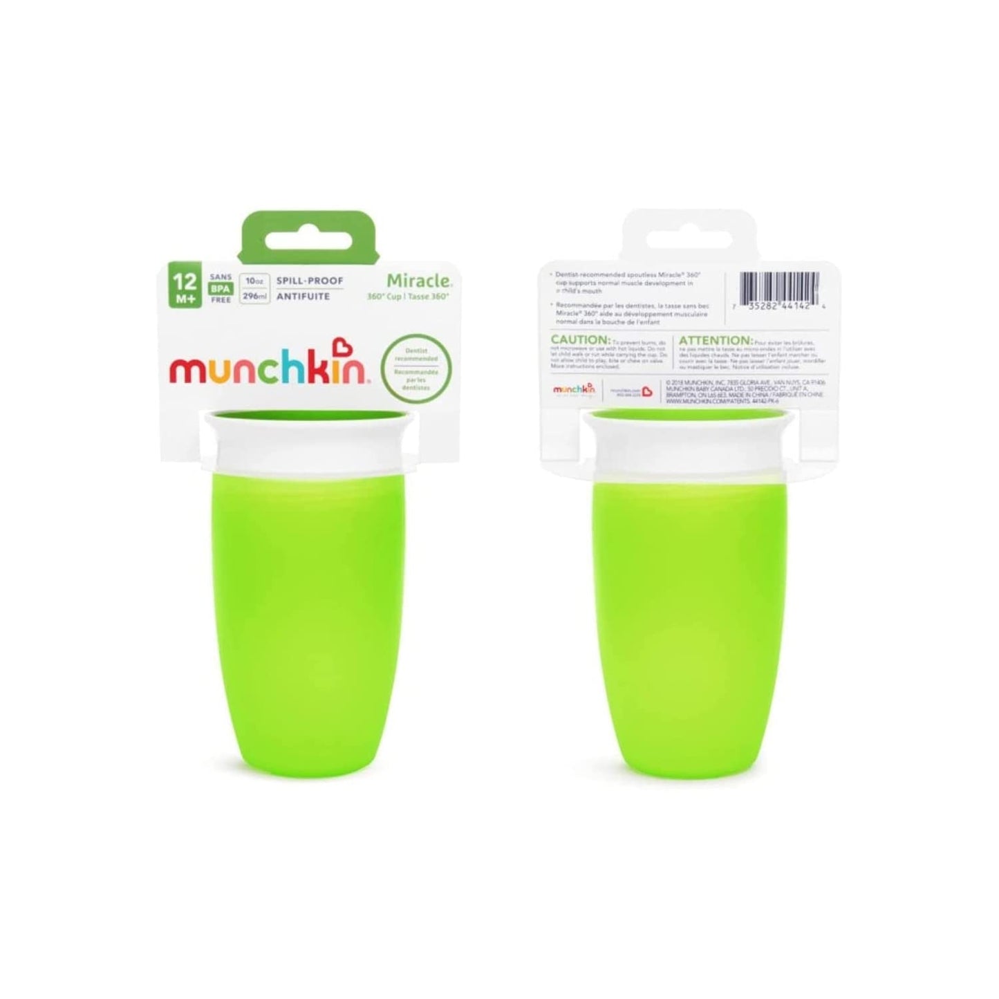 Munchkin 44142 10 Oz. Miracle 360 Cup Assorted Colors