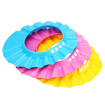 Suntrade Shampoo Shower Bathing Protection Bath Cap Adjustable Visor Hat For Toddler, Baby, Kids, Children,Set Of 3