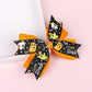 Love Sweety Baby Rose Halloween Headband Infant Pumpkin Hairband Bow Hair Clips (3Pc A Orange)