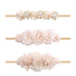 Mligril Baby Headbands Set Flower Hair Bows Accessories-Elastic Hair Band Crown Floral Wraps Birthday Gifts For Girls Newborn In