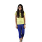 TWIN BIRDS Twinbirds Ink Blue Kids Capri Legging_22