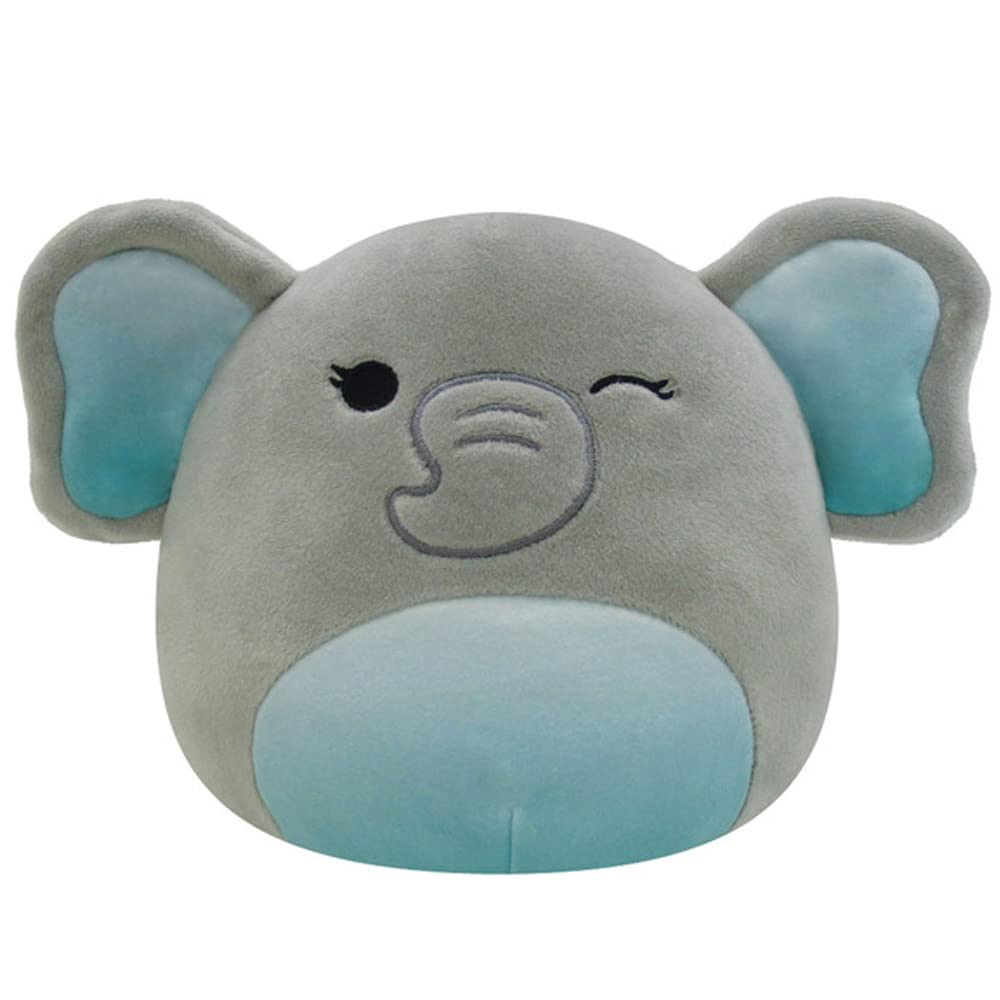 Squishmallows Official Kellytoy Cherish Elephant Winking 7 Inch