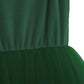 Lyxiof Toddler Tutu Dress Baby Girls Tulle Sleeveless Princess Party Sundress Dark Green 2 Years