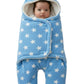 Aakriti Super Soft Star Printed Hooded Baby Blanket for Newborn Baby|| All Season Baby Blanket for 06 Month Baby Boys & Babys G