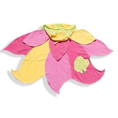 Kidorable Girls Lotus Towel, Yellow, Size Newborn To 2 Years